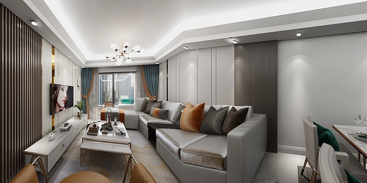 昆明网红装修小达人陈青择-光明景城96平-装修设计方案