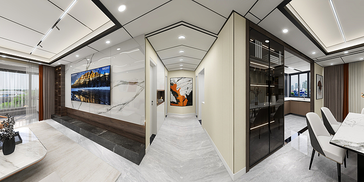 湖北阳新法狮龙-太阳城五期9-1904-装修设计方案