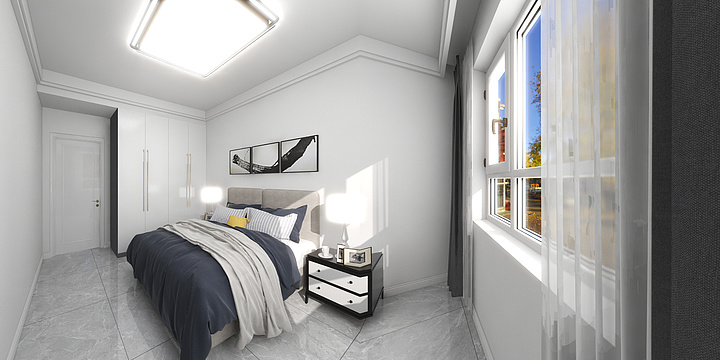 起点设计工作室设计研究院-尚城郡府85平-装修设计方案