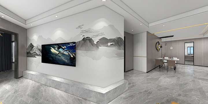 甘肃鑫九艺设计装饰工程有限公司-华润置地未来城市-副本-副本-装修设计方案