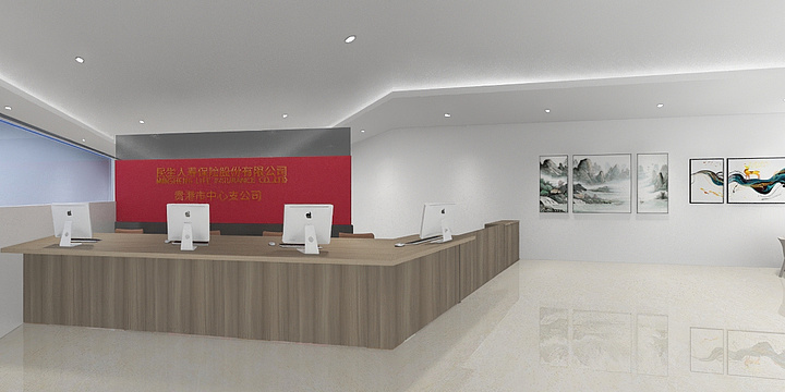 国东装饰设计部-前台室(1).dwg-装修设计方案