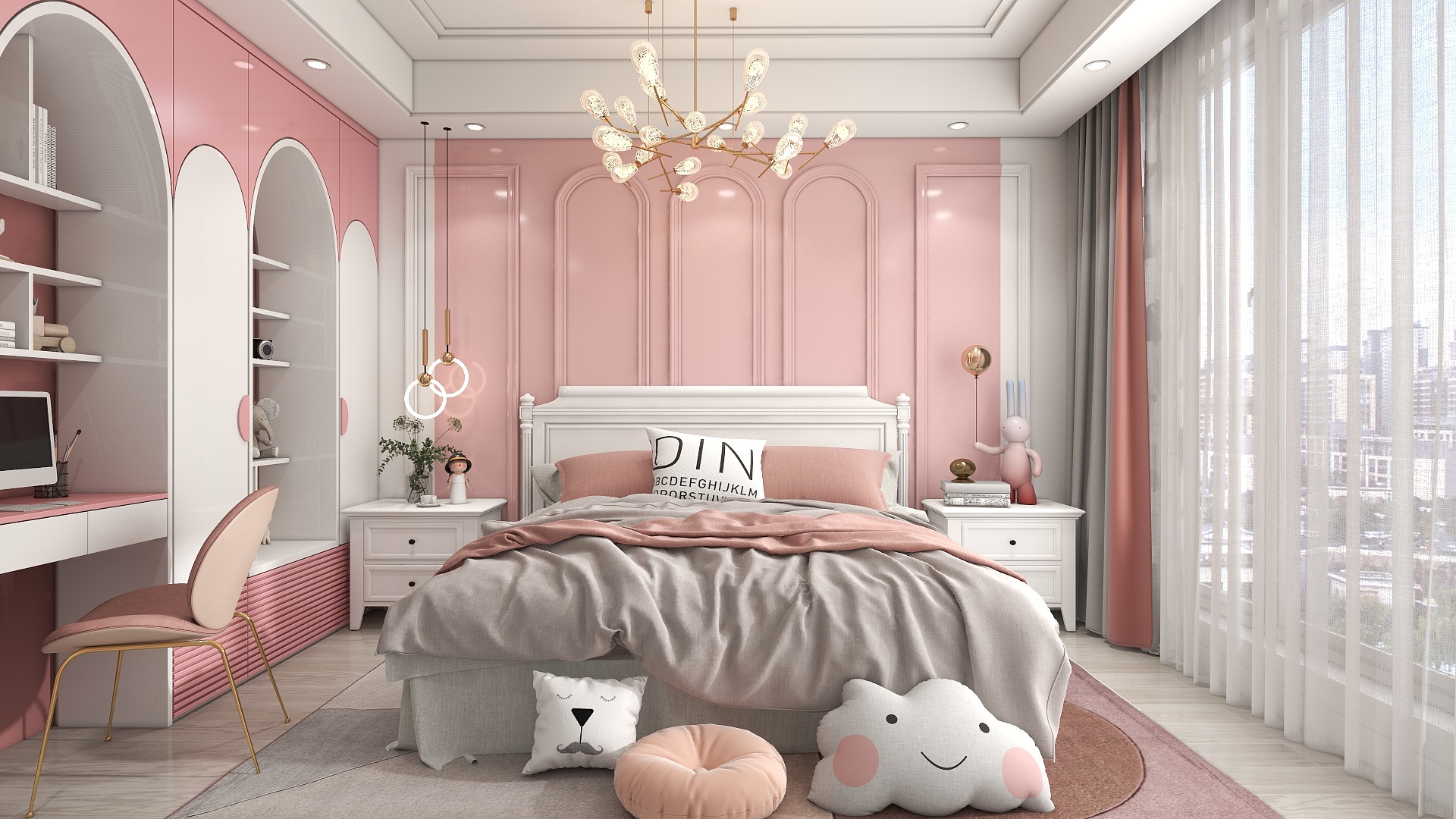 张xw-现代女儿房-装修设计方案