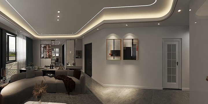 稀可宁-瑞和园89.50㎡B户型3室2厅1卫-装修设计方案