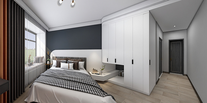 阿美GENg-张师傅武陟黑白灰设计版-装修设计方案