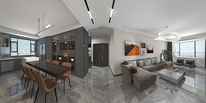 一本空间设计-爱地悦府4-1-1804.dwg-装修设计方案