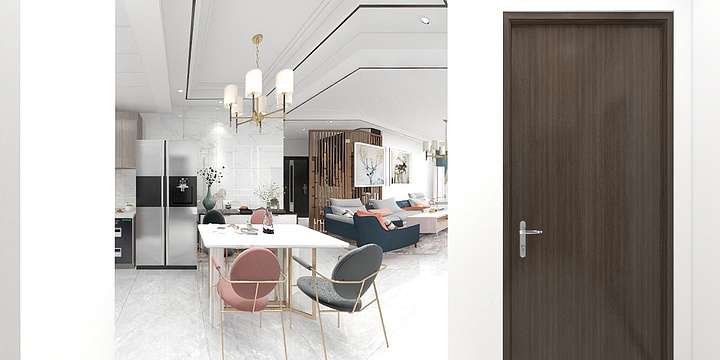 全案设计-郭-富贵城轻奢风效果图202214-副本-装修设计方案