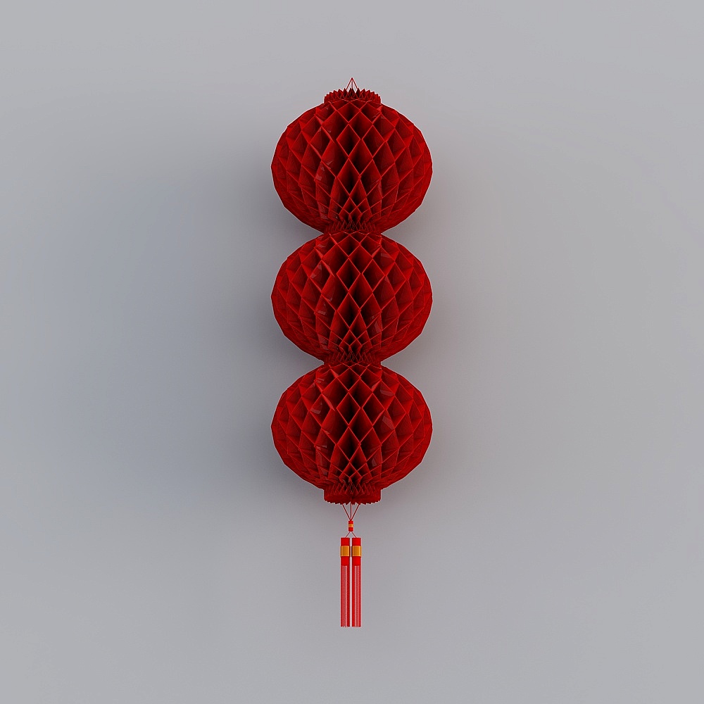 春节-灯笼123D模型