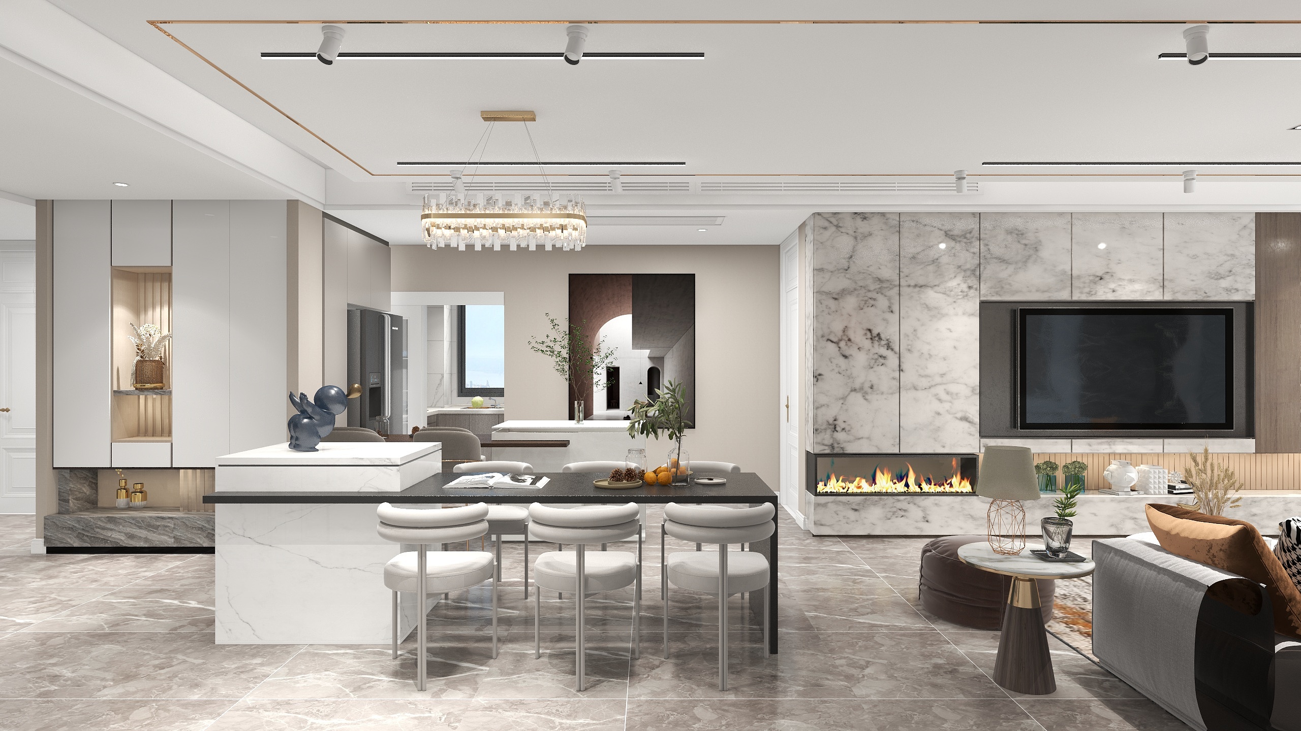 彭立峰-华润地产155平米.dwg-装修设计方案