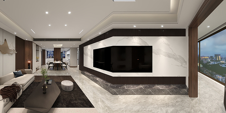 梵高小鬼-香悦里166新中效果-装修设计方案