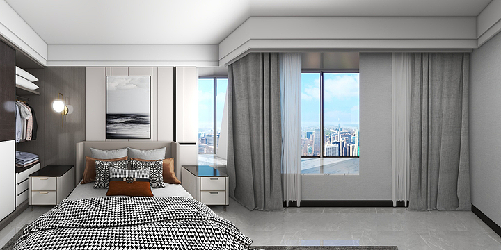 设计师草-美的亚17-1-1601.dwg-装修设计方案