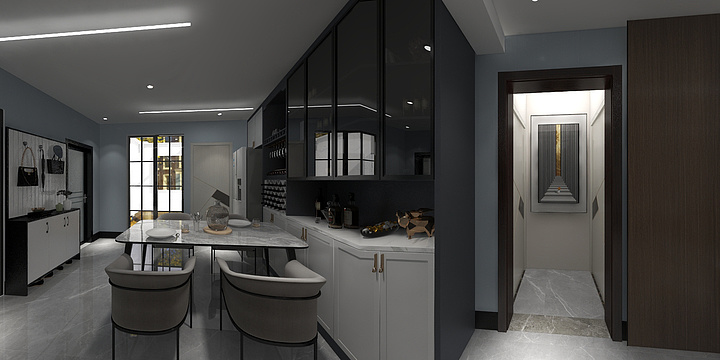 庆阳装饰工程-环县丽景名苑住宅小区-装修设计方案