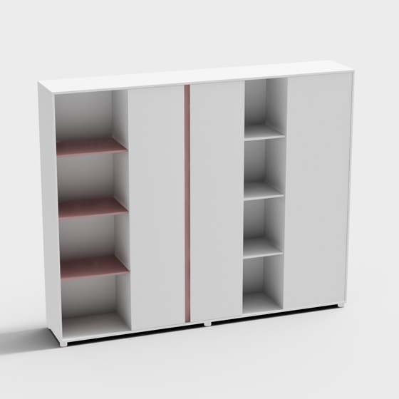 Scandinavian File Cabinets,white
