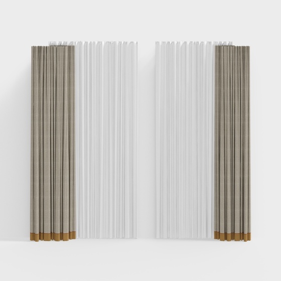 Art Deco Curtains,gray