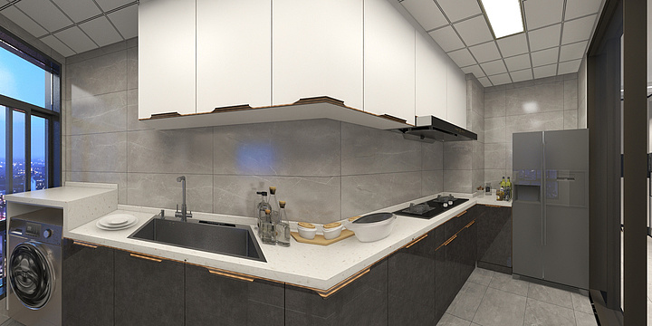 龍工設計-恒跃名城办公室-装修设计方案