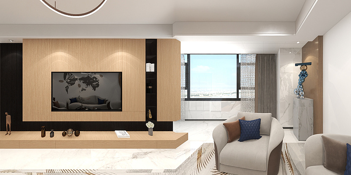 双人鱼清蒸-东悦府李先生-无主灯-装修设计方案