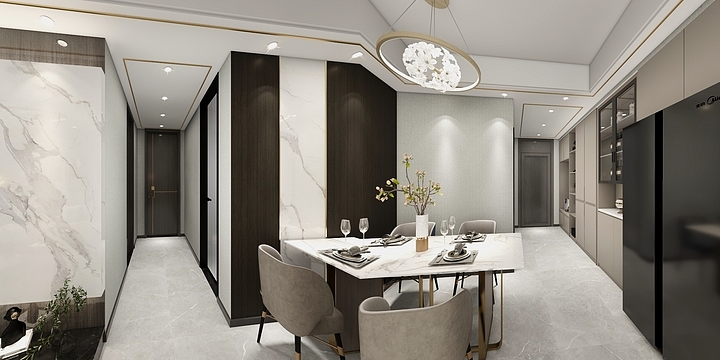 胡萝卜红红-鄂州金地中梁9-2202-装修设计方案