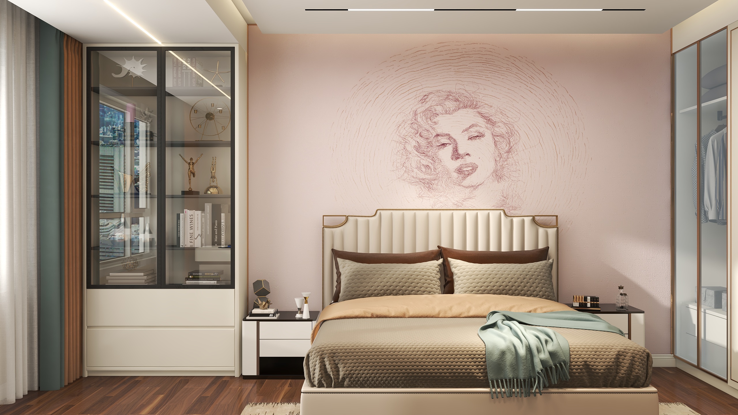 三石设计丨王云鹏-163现代简约装修效果图