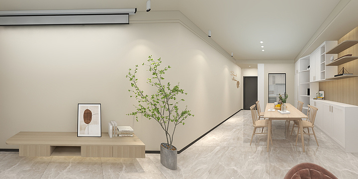 羽墨设计工作室-极简.dwg-装修设计方案