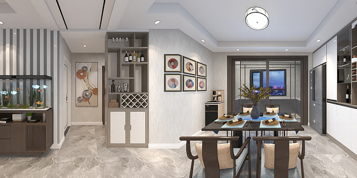 光谷装饰设计-潍医公寓1.dwg-装修设计方案