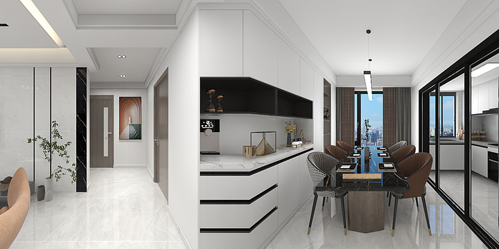 3DwzDAVN-翡翠花园现代-装修设计方案