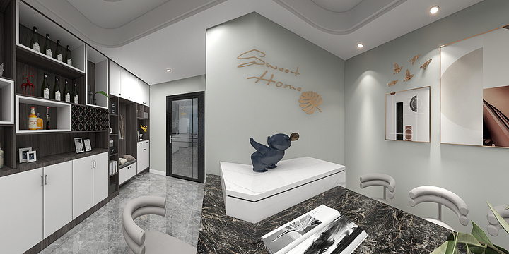 设计赵虎-高速时代城5栋2504现代风-装修设计方案