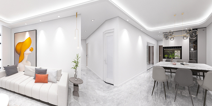 方少婷-富力现代城-装修设计方案