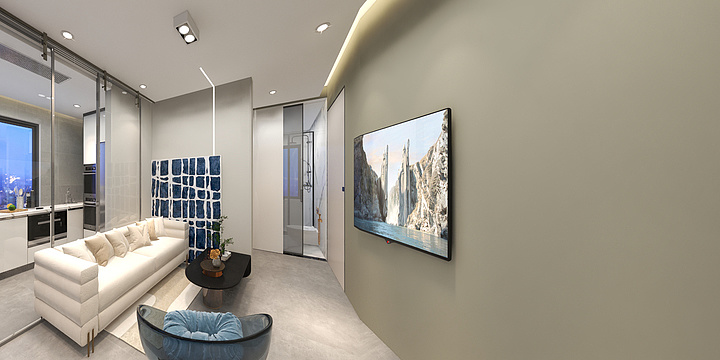 GABBYL-浦东南路效果图.dwg-装修设计方案