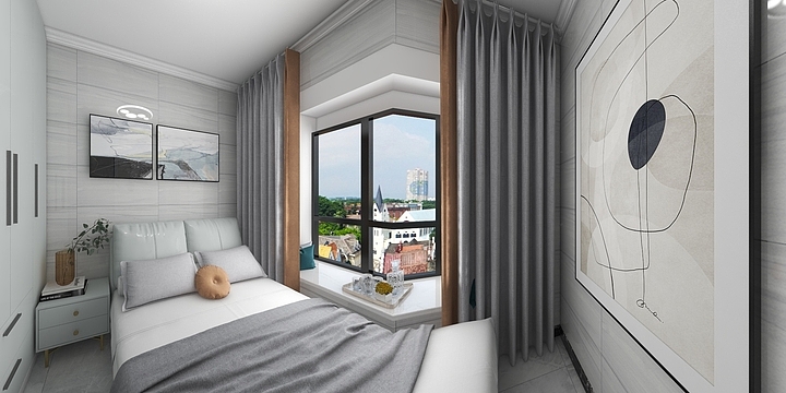 付秀才-万总雅居全景图-装修设计方案