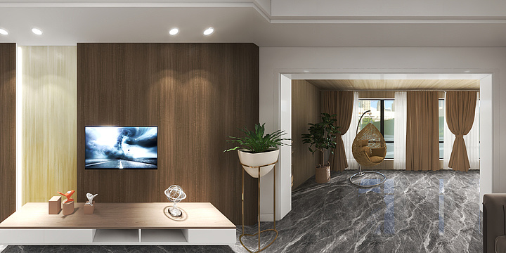 钱诤-雅居乐.新乐府17栋202室(现代）-装修设计方案