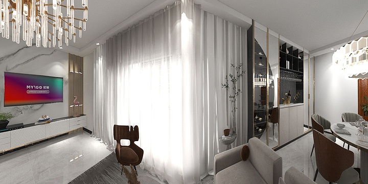 孙翌博-瑞和园89.50㎡B户型3室2厅1卫-装修设计方案