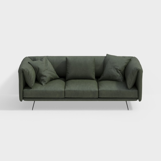 Modern Seats & Sofas,Three-seater Sofas,3-seater Sofas,green