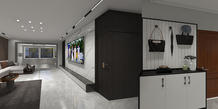 大阔(室内外整体装修，批发涂料)-中通2期3-2-901-装修设计方案