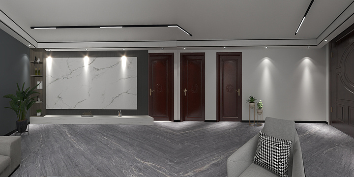 梁效广-现代别墅-装修设计方案