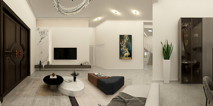 执笔画浮尘66-张景平-装修设计方案