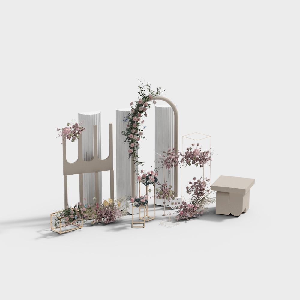 现代花艺美陈