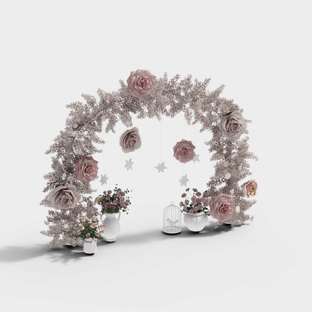 现代美陈花艺