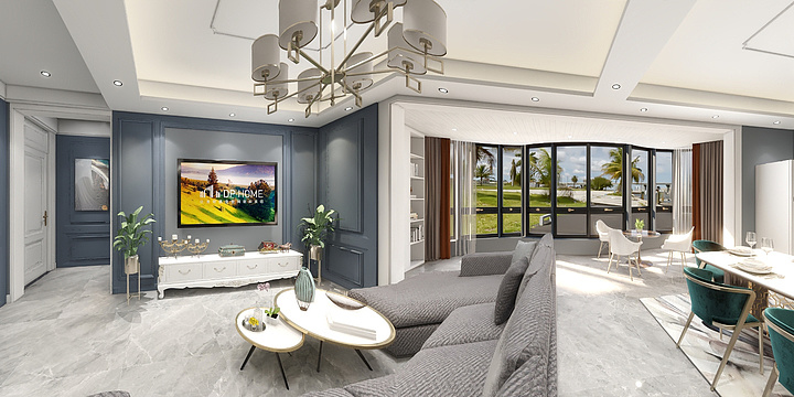 黑龙公子-曼城C20-2-702设计图纸-装修设计方案