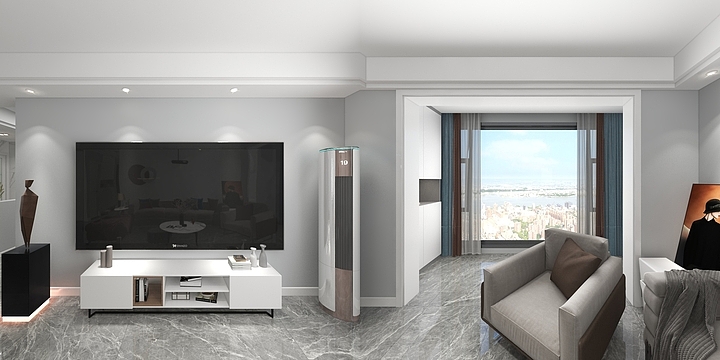 湖南芷江蔻帝-芷金城26-2-110现代-装修设计方案