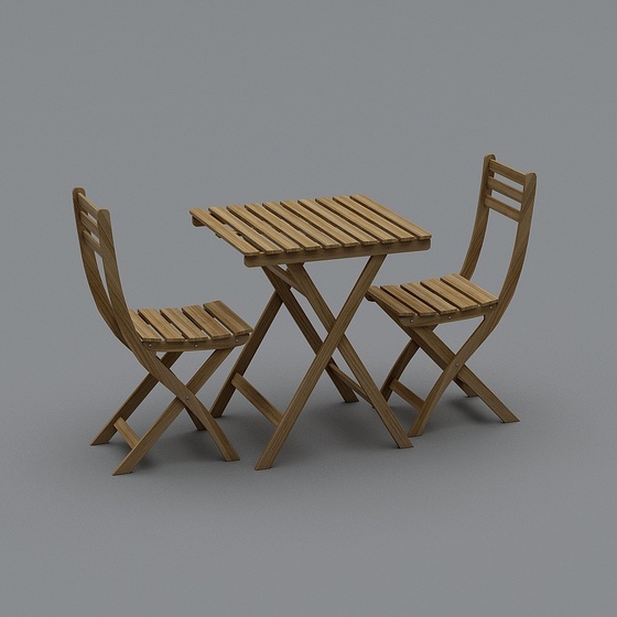 Outdoor table + outdoor 2 chairs