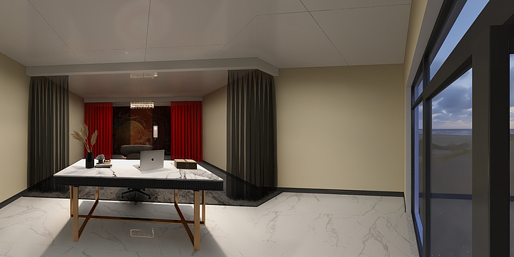 180****1345sEMh-黑红色调直播间-装修设计方案