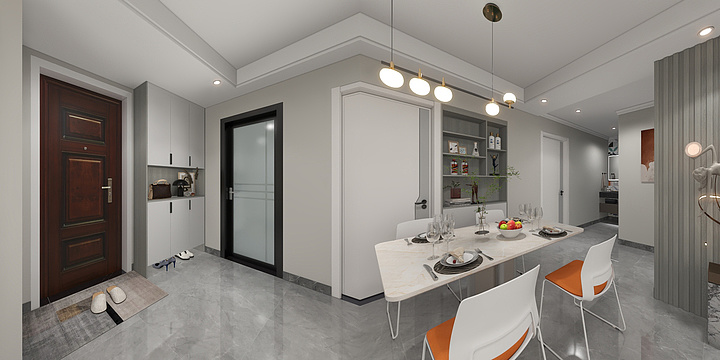 计设崔-佰居世家-锦门桃李17#1001-装修设计方案