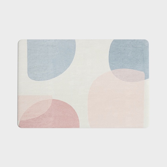 Scandinavian Bathroom pad,pink