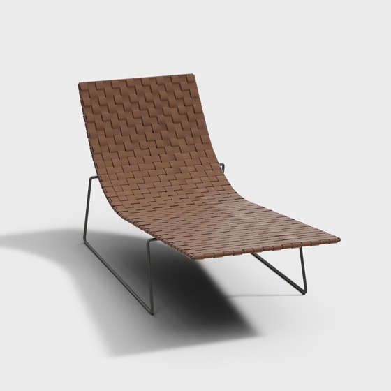 Modern Outdoor Lounge Chair,Earth color