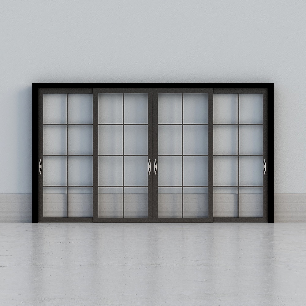 推拉门3D模型