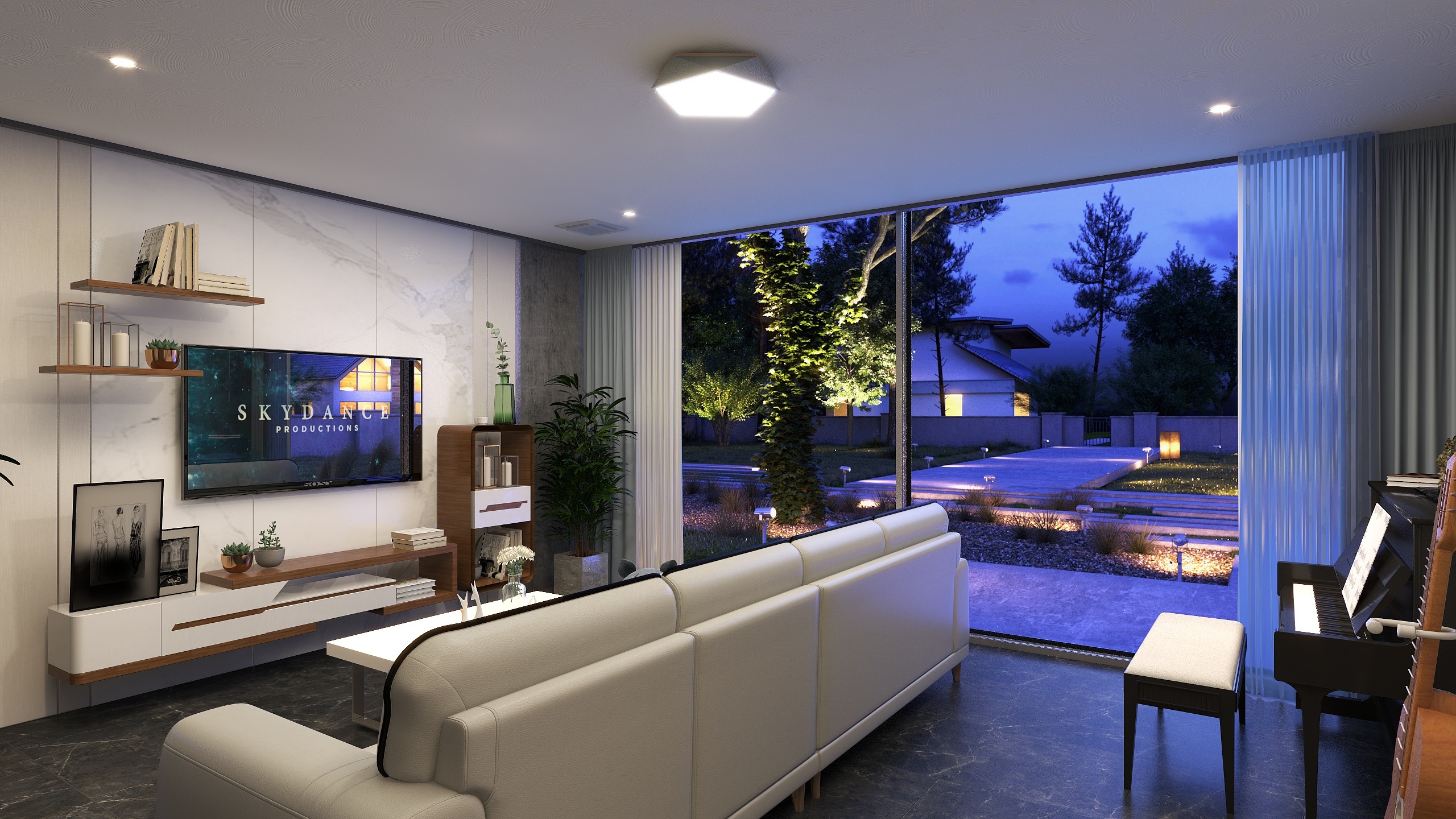 周游哎-瑞和园89.50㎡B户型3室2厅1卫装修效果图