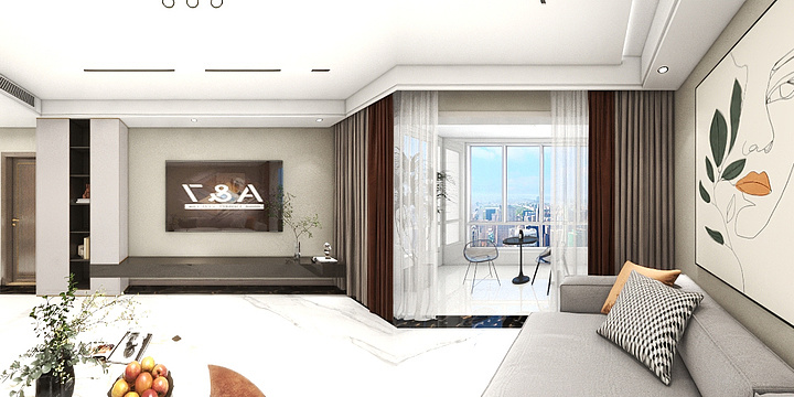 效果图设计18709281905-碧桂园13-1-601.dwg-装修设计方案