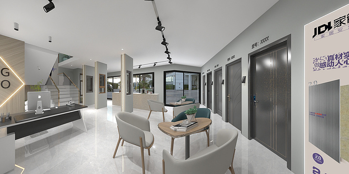 肆月空间设计-展厅-装修设计方案