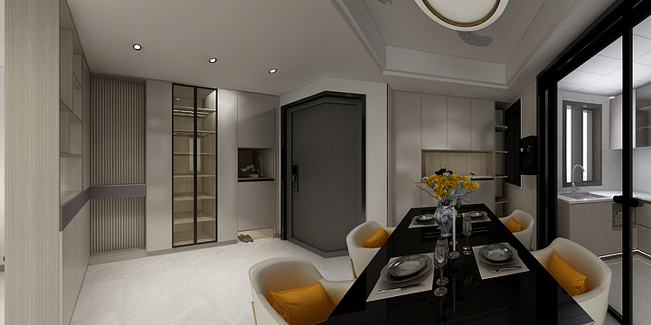 金汇空间O茵菲尼特全屋定制-临泉一品公馆 15栋一单元1401-装修设计方案