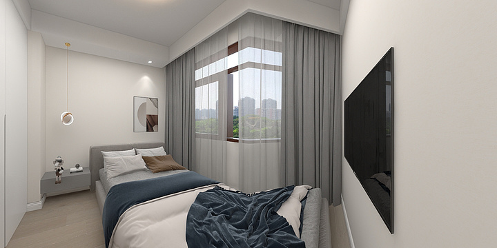 设计师孝芳13656623024-牛田苑120方边套-恒彩装饰王孝芳.dwg-装修设计方案