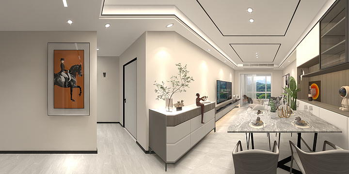 Ms.严-首创禧悦棠礼花园-装修设计方案